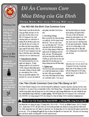 Vietnamese Winter Family Project Newsletter 